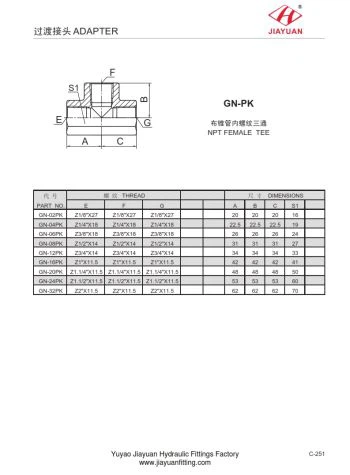 Penyesuai Swivel NPT