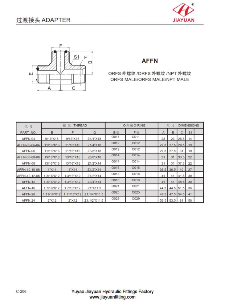 Tee ORFS NPT Adapters