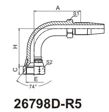 Pemasangan Selang JIC FEMALE 90